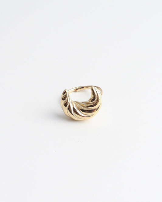 Croissant - Ring - Stainless Steel - Adjustable