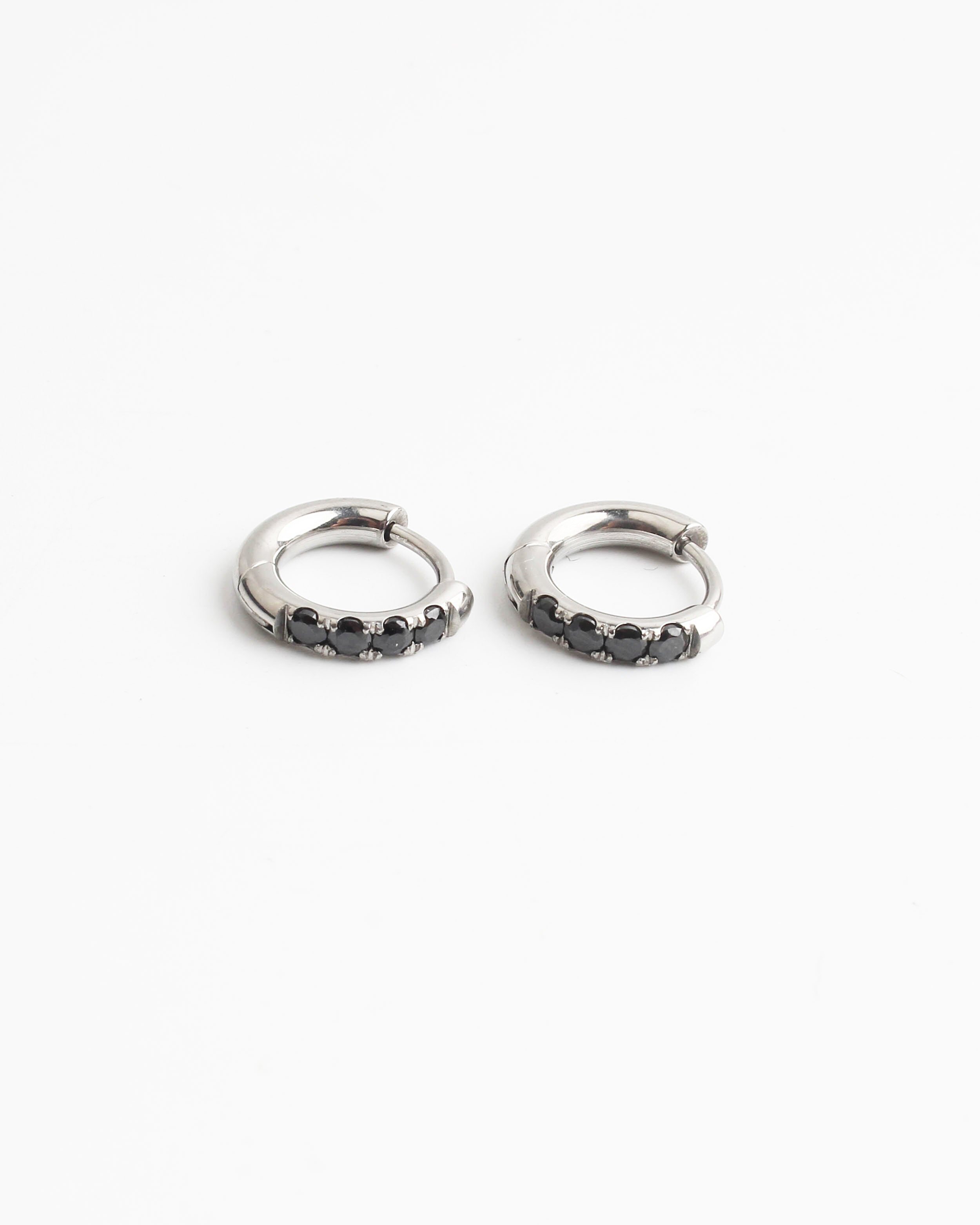 Strass - Pendientes - Acero inoxidable