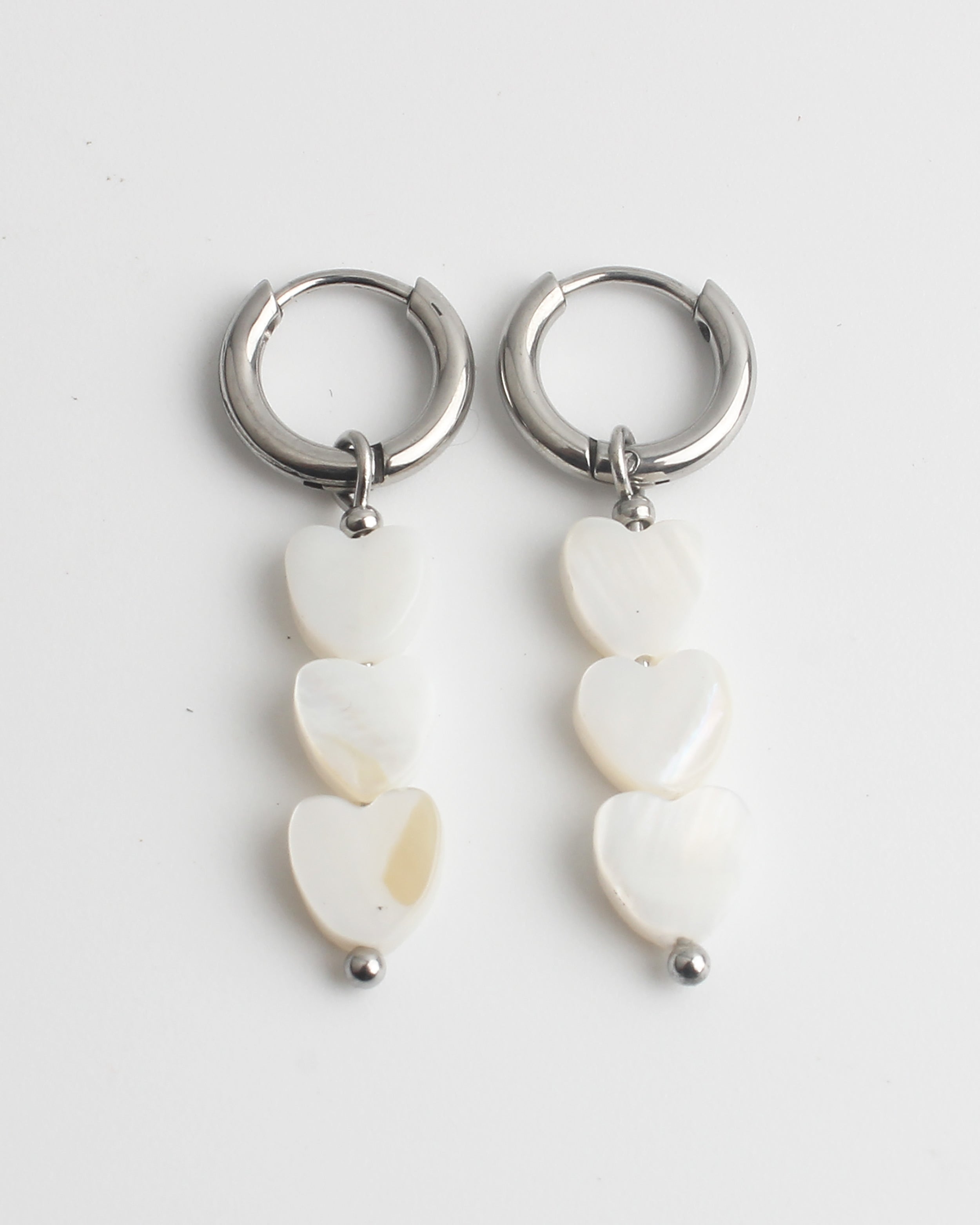 Heart To Heart - Pendientes - Acero inoxidable
