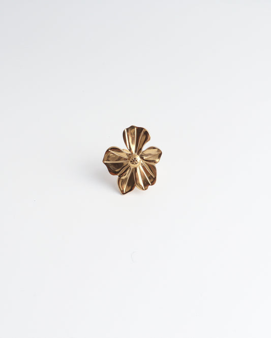 Elegant Flower - Ring - Stainless Steel