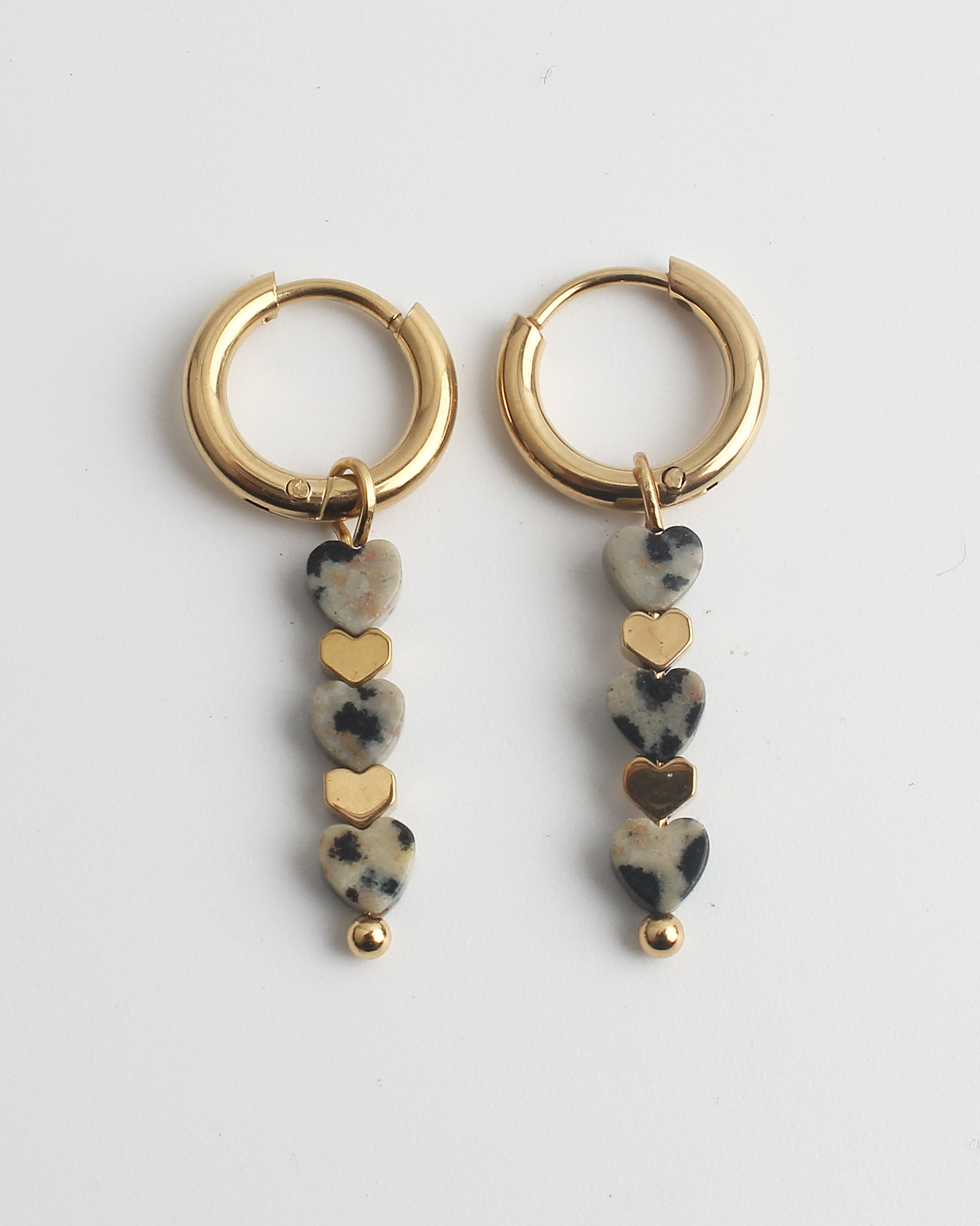Heart To Heart - Pendientes - Acero inoxidable