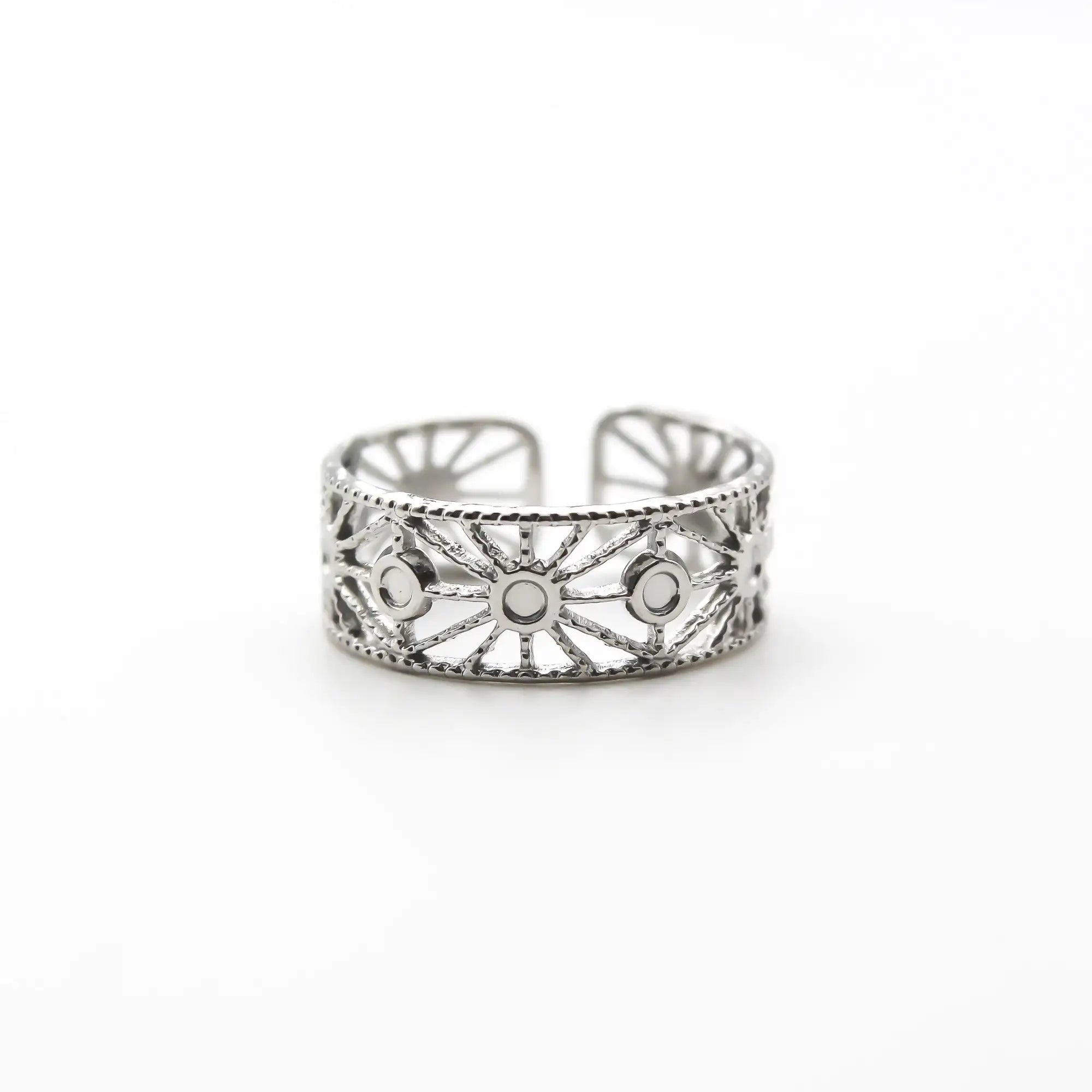 Sola - Ring - Stainless Steel - Adjustable