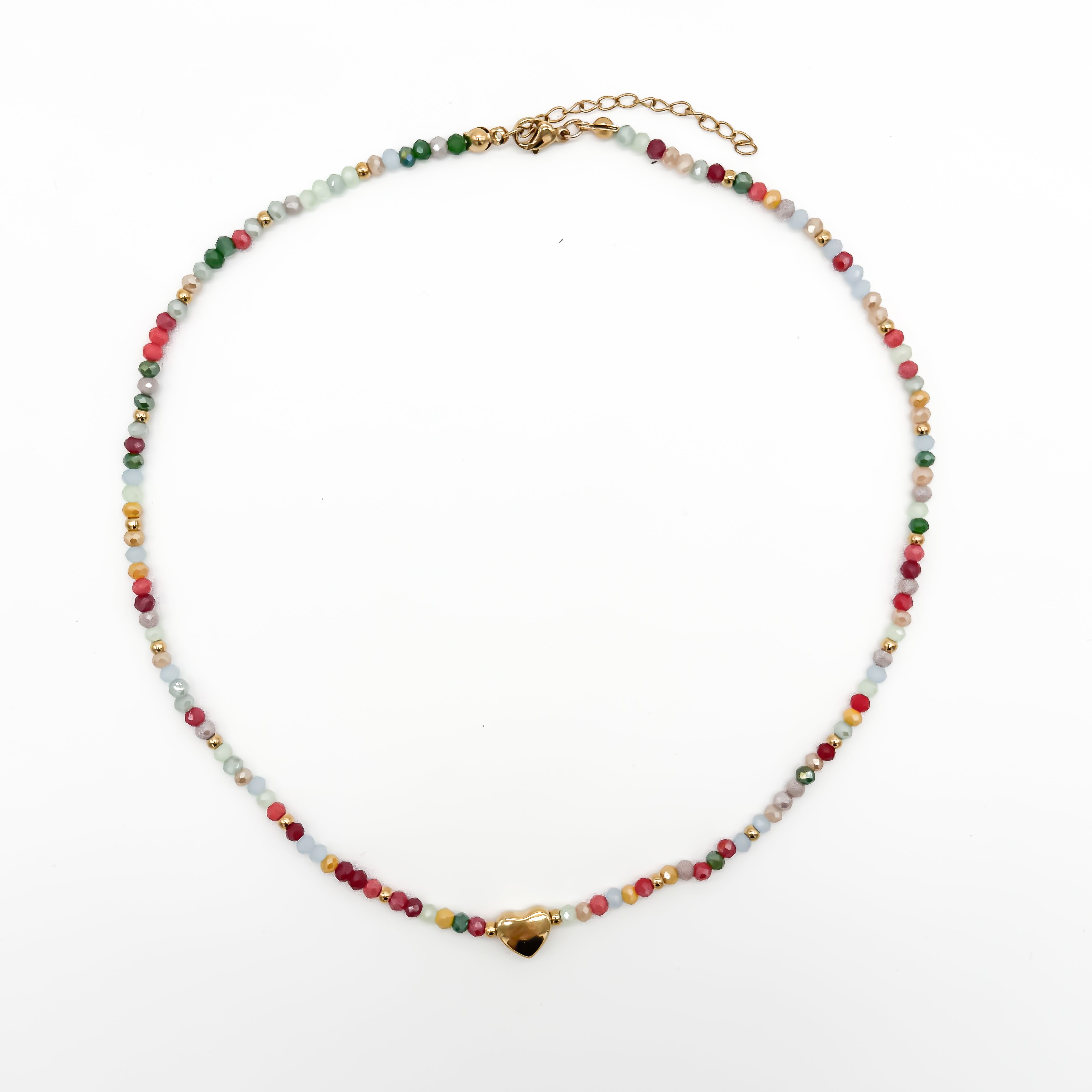 Colorful love - Necklace - Stainless Steel