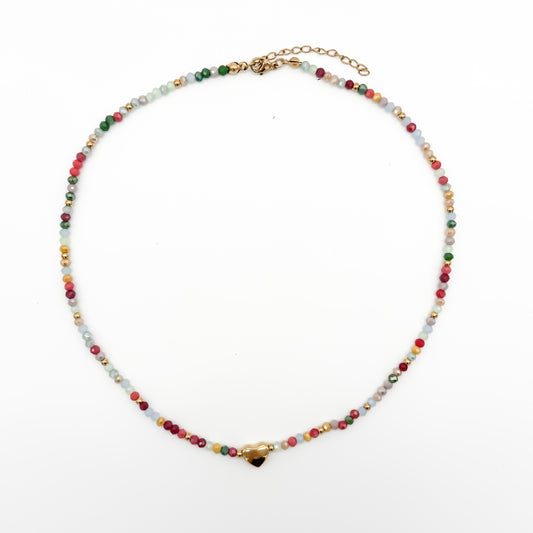 Colorful love - Necklace - Stainless Steel