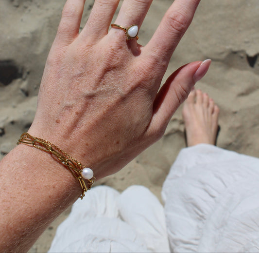 Eloise - Pulsera - 4 capas - Acero inoxidable