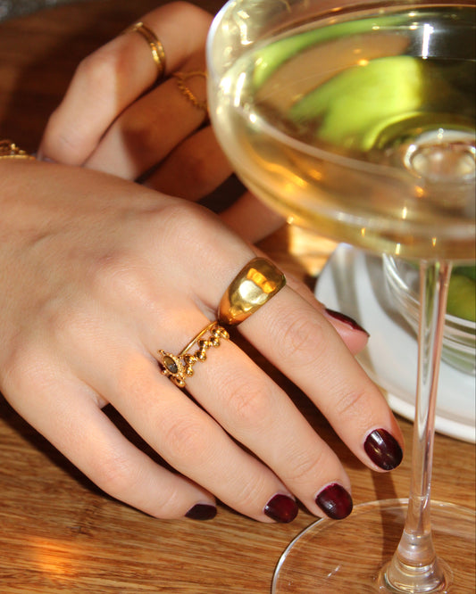 Sarita - Ring - Stainless Steel - Adjustable