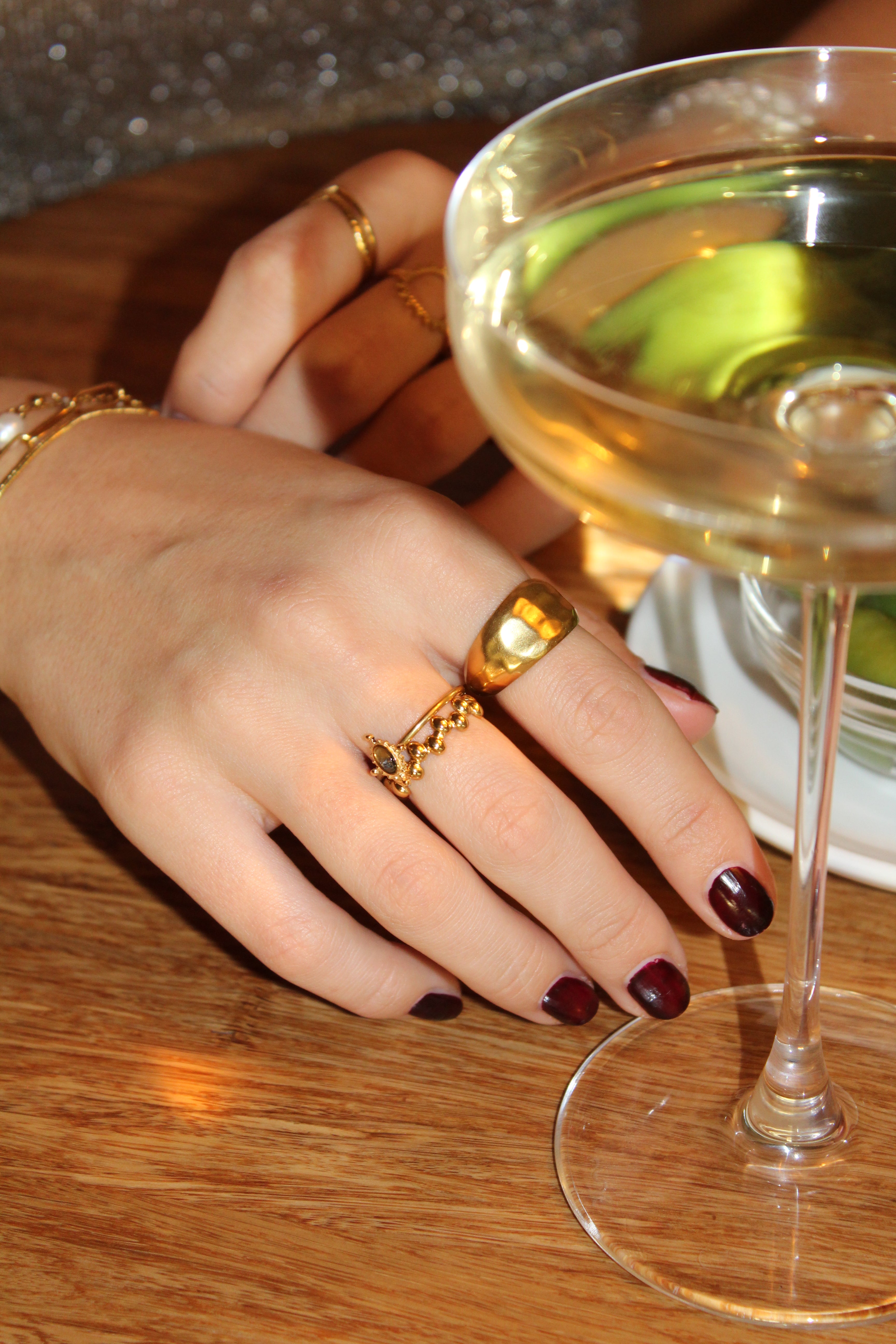 Jaipur - Anillo - Acero inoxidable