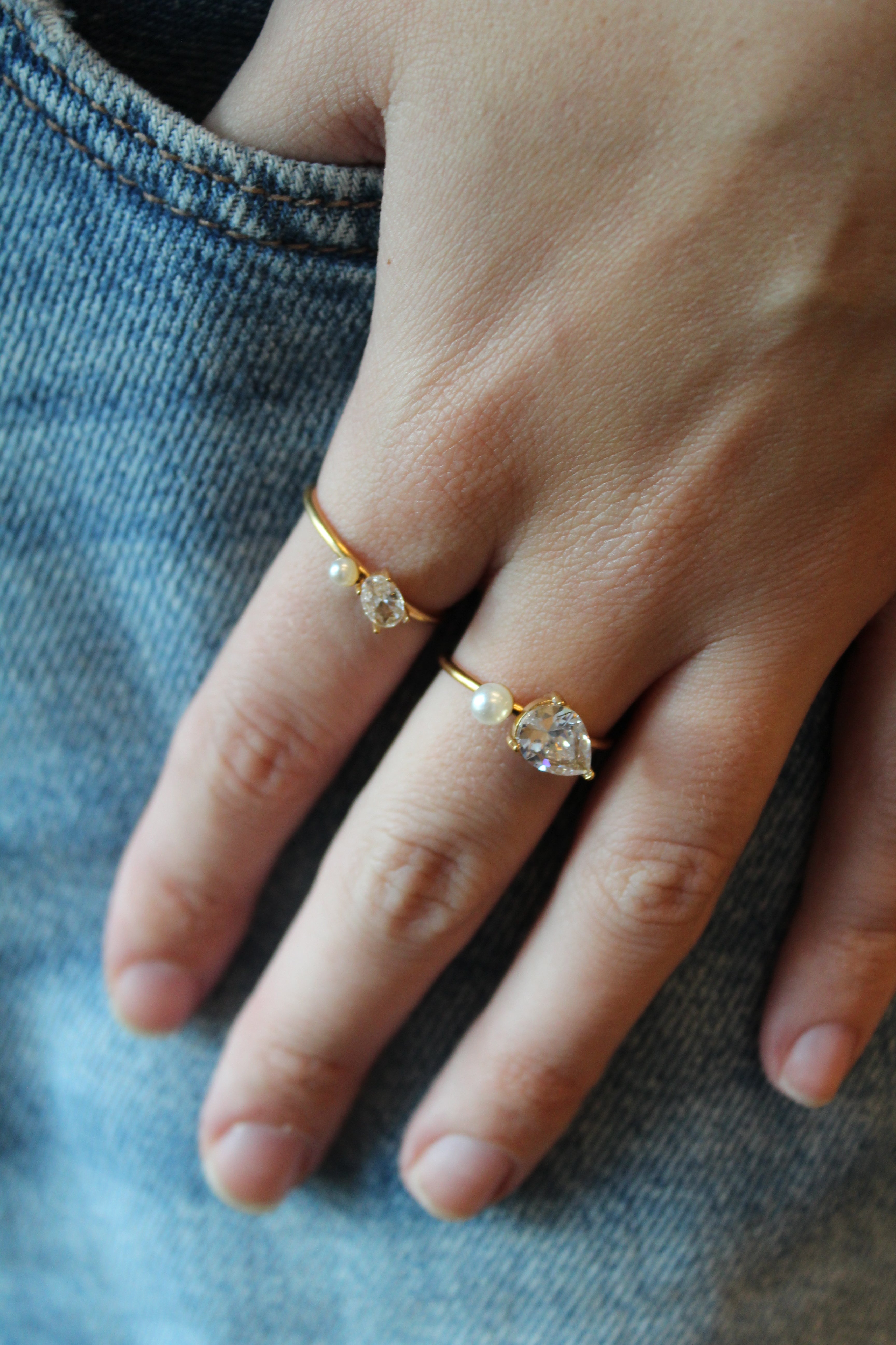 Mireille - Ring - Stainless Steel - Adjustable