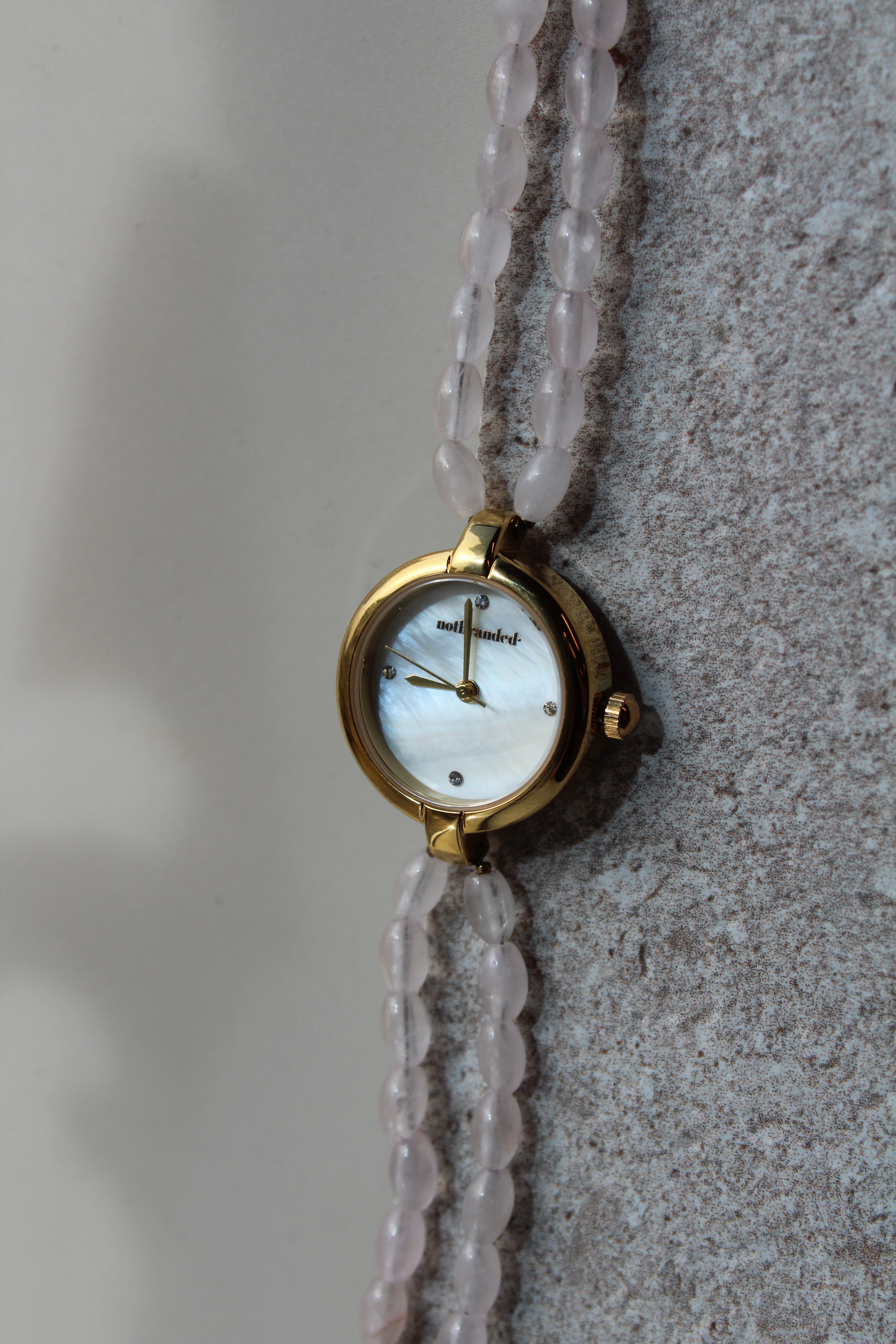 Rose - Reloj - Piedra natural - Acero inoxidable
