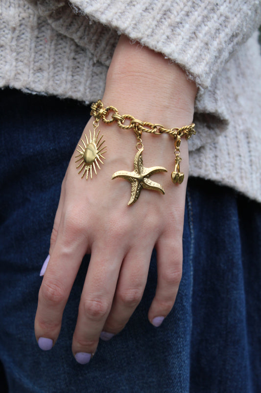 Sunny Times - Charm - Design Your Own - Acero inoxidable