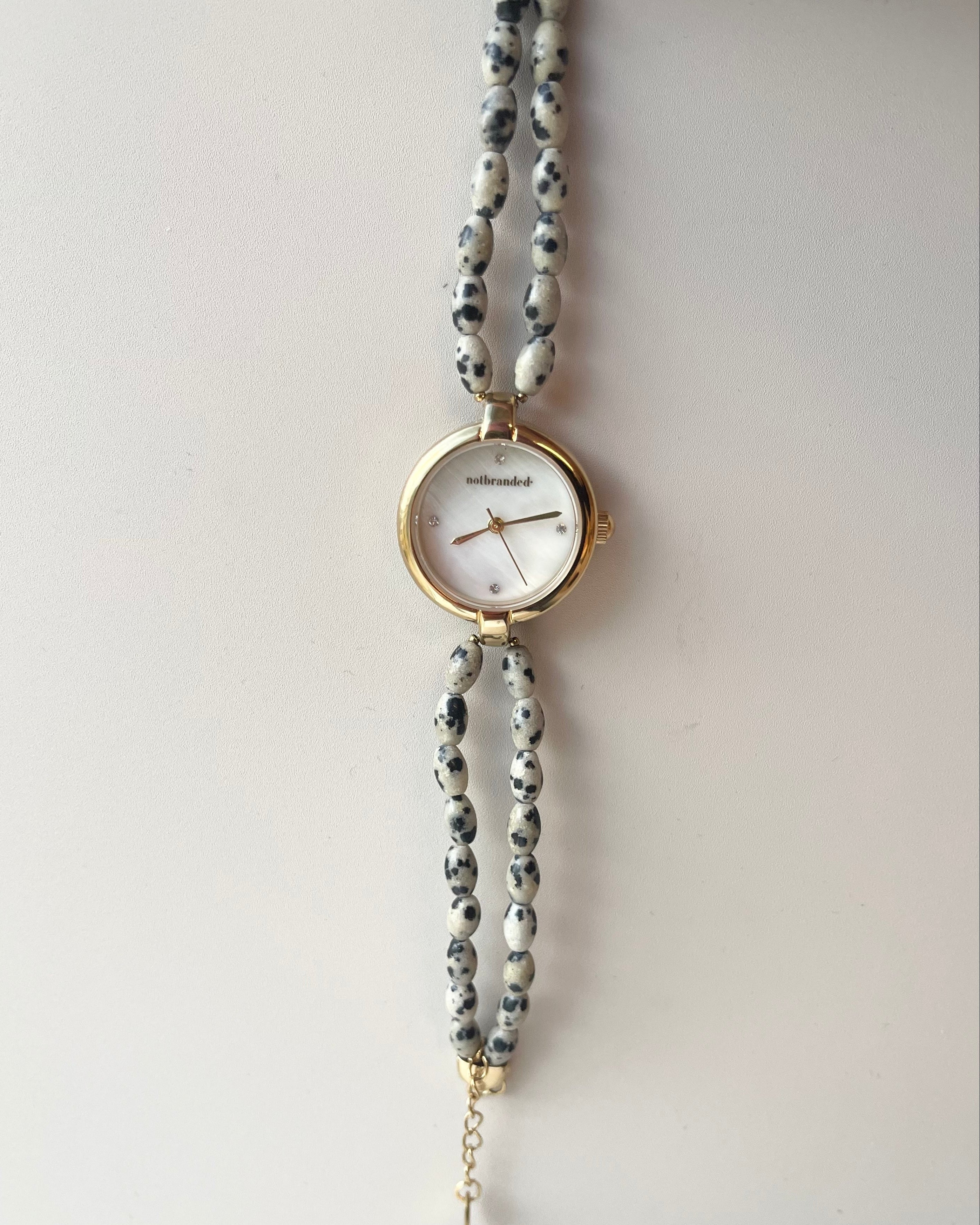 Noelia - Reloj - Piedra natural - Acero inoxidable 