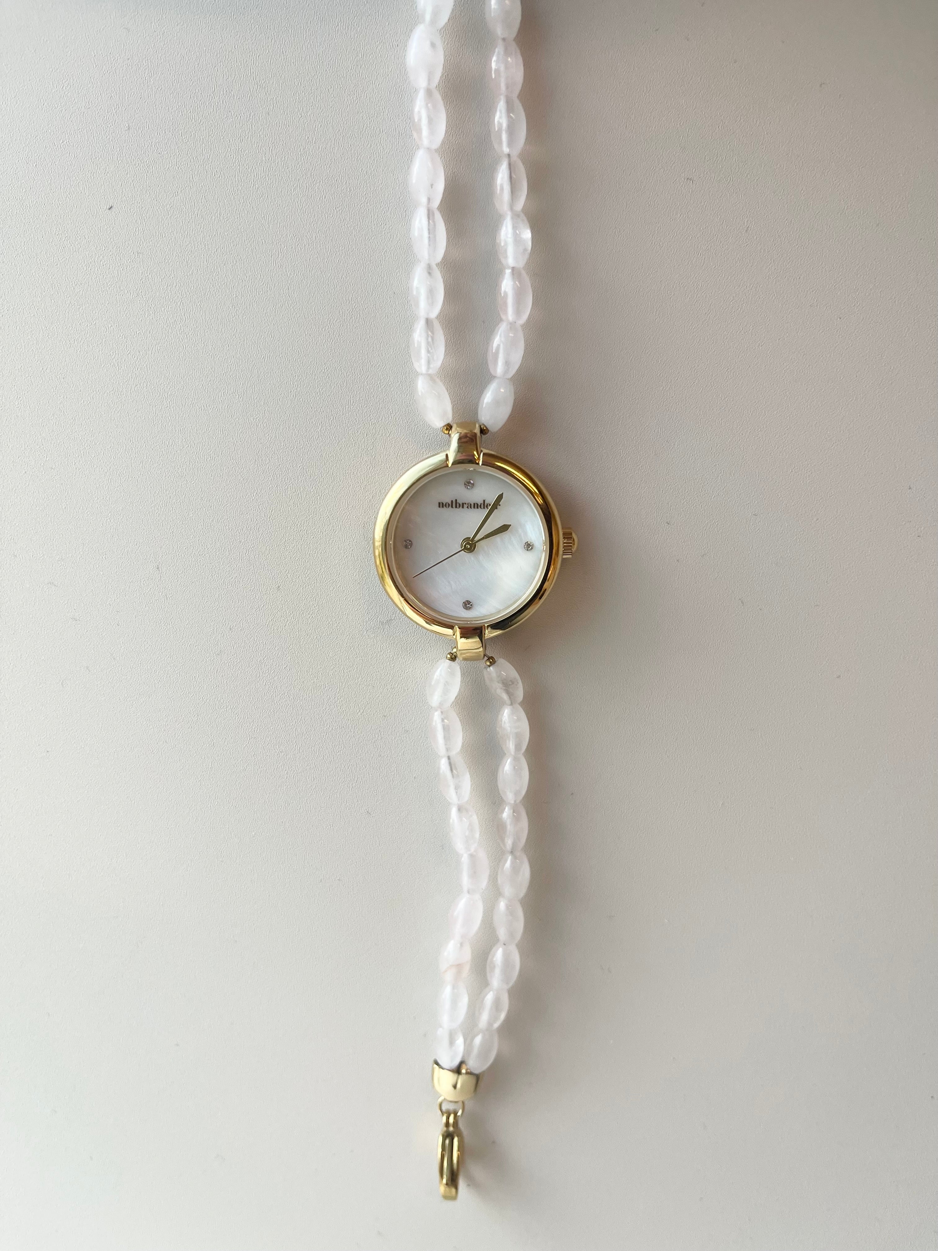 Rose - Reloj - Piedra natural - Acero inoxidable