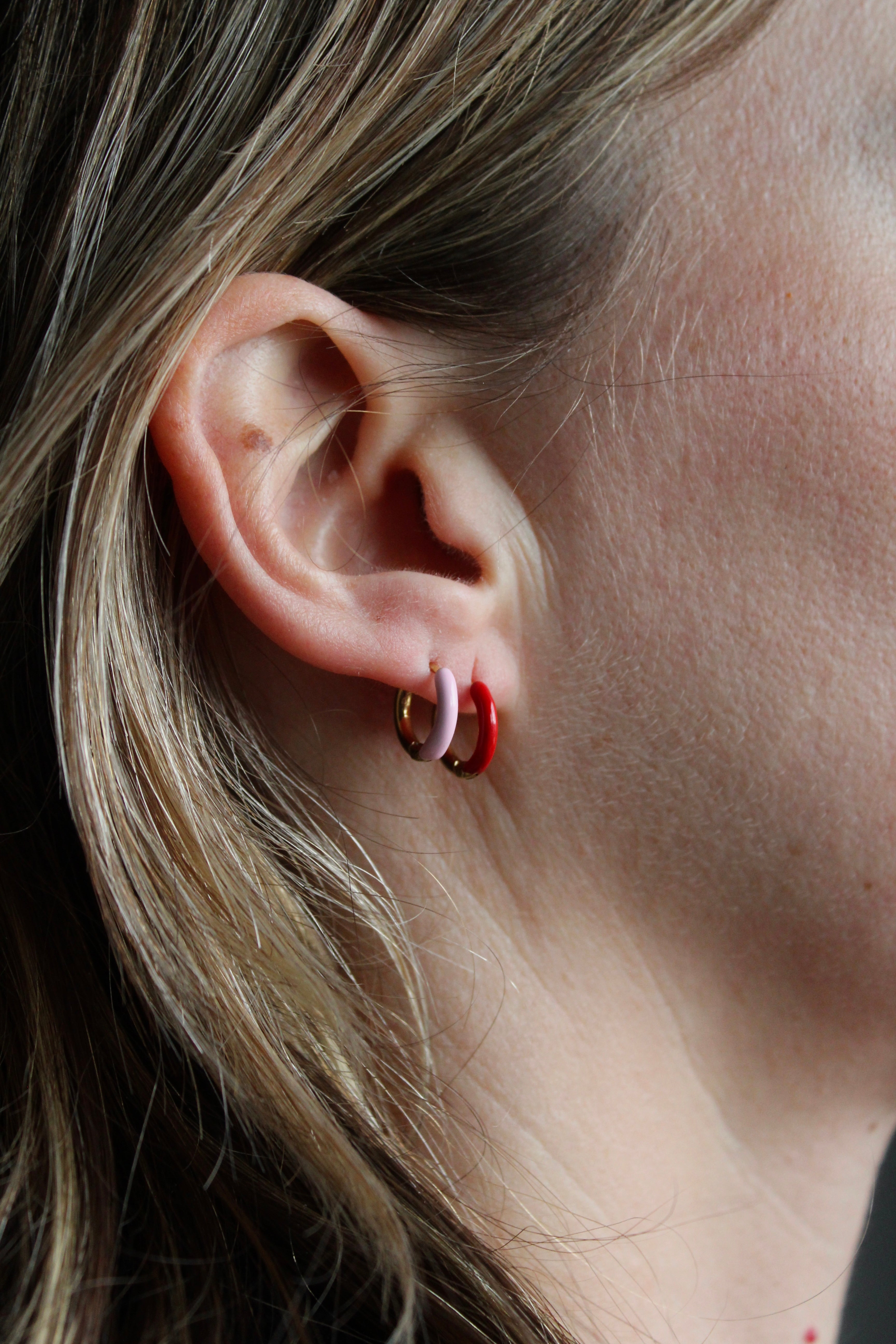 Tiny Happy Times - Pendientes - Acero inoxidable
