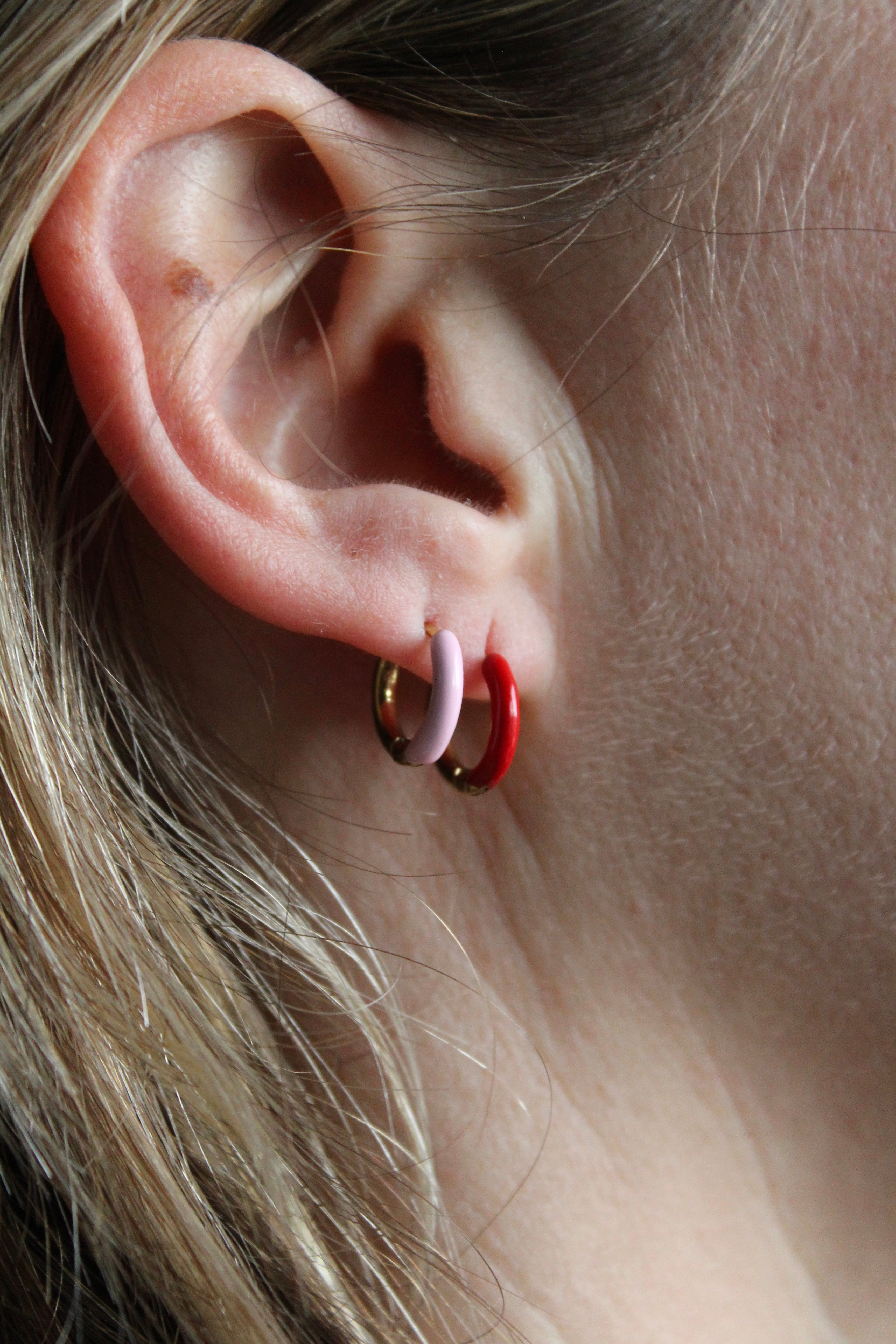 Tiny Happy Times - Pendientes - Acero inoxidable