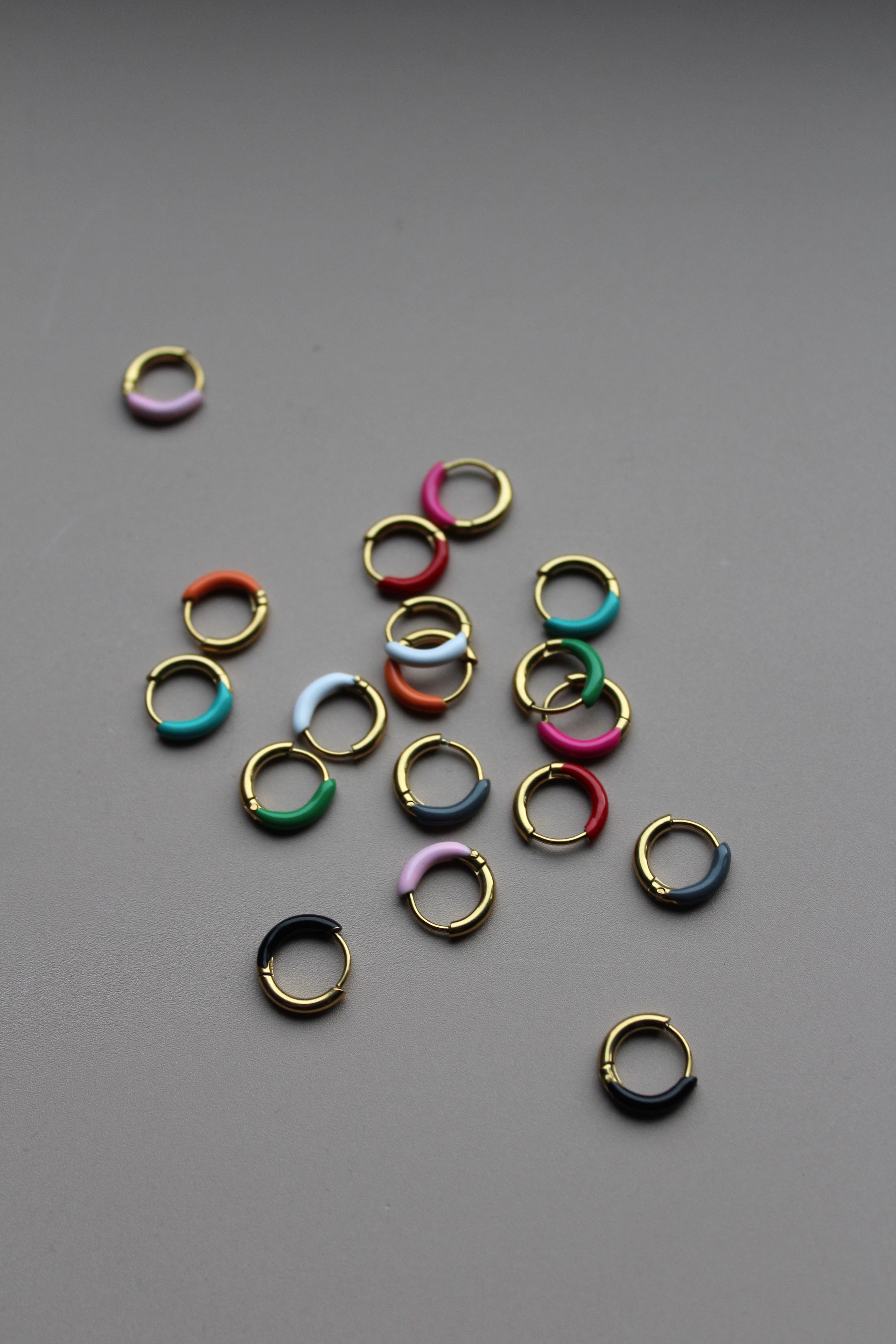 Tiny Happy Times - Pendientes - Acero inoxidable