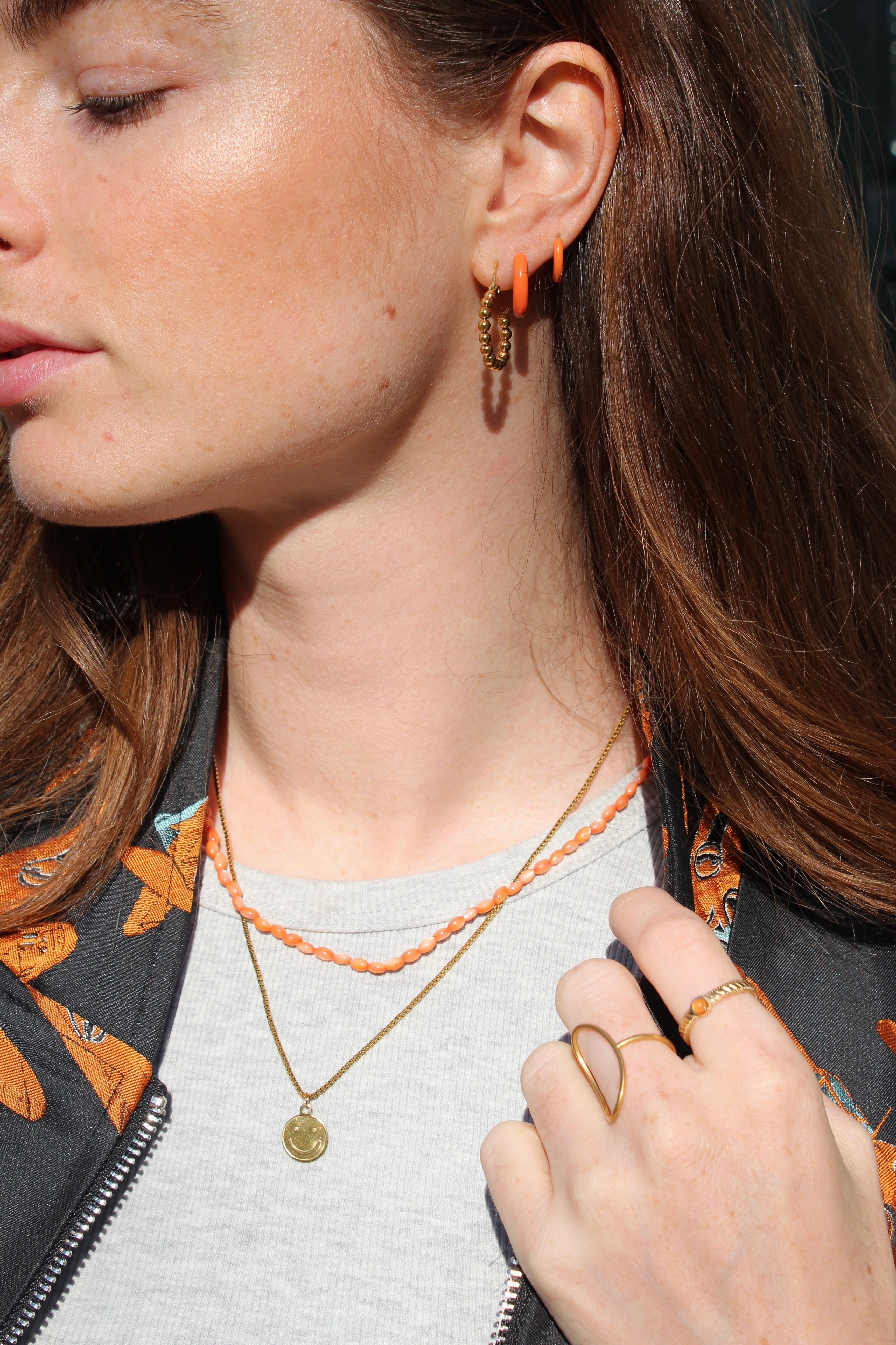 Tiny Happy Times - Pendientes - Acero inoxidable