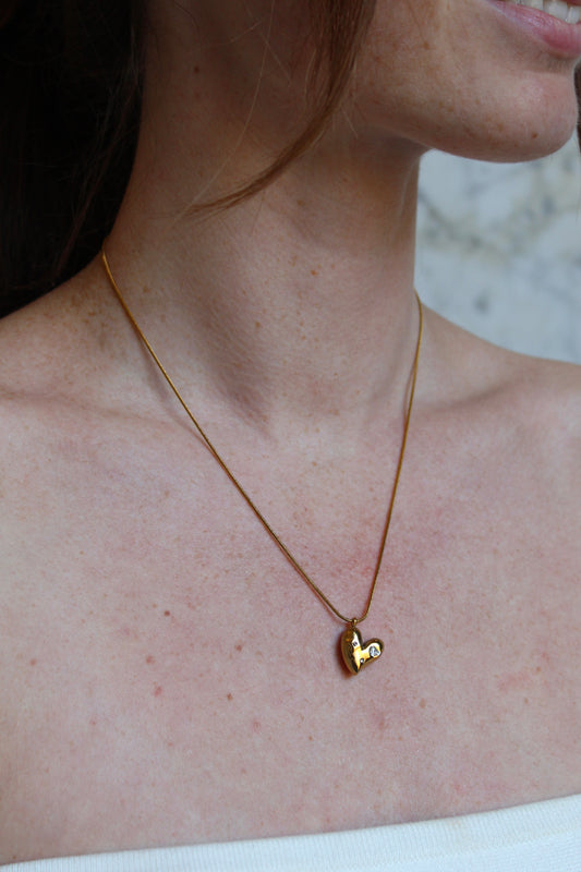 Sparkly love - Collar - Acero inoxidable