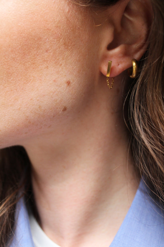 Lynn - Pendientes - Acero inoxidable