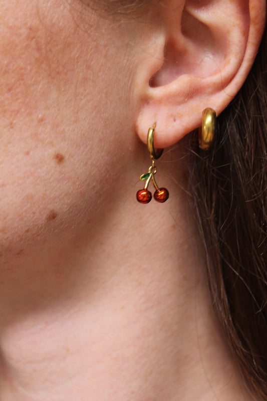 Sweet Cherry - Pendientes - Acero inoxidable