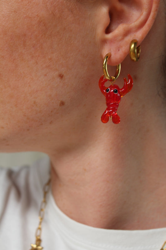 Lobster - Earrings -Stainless Steel