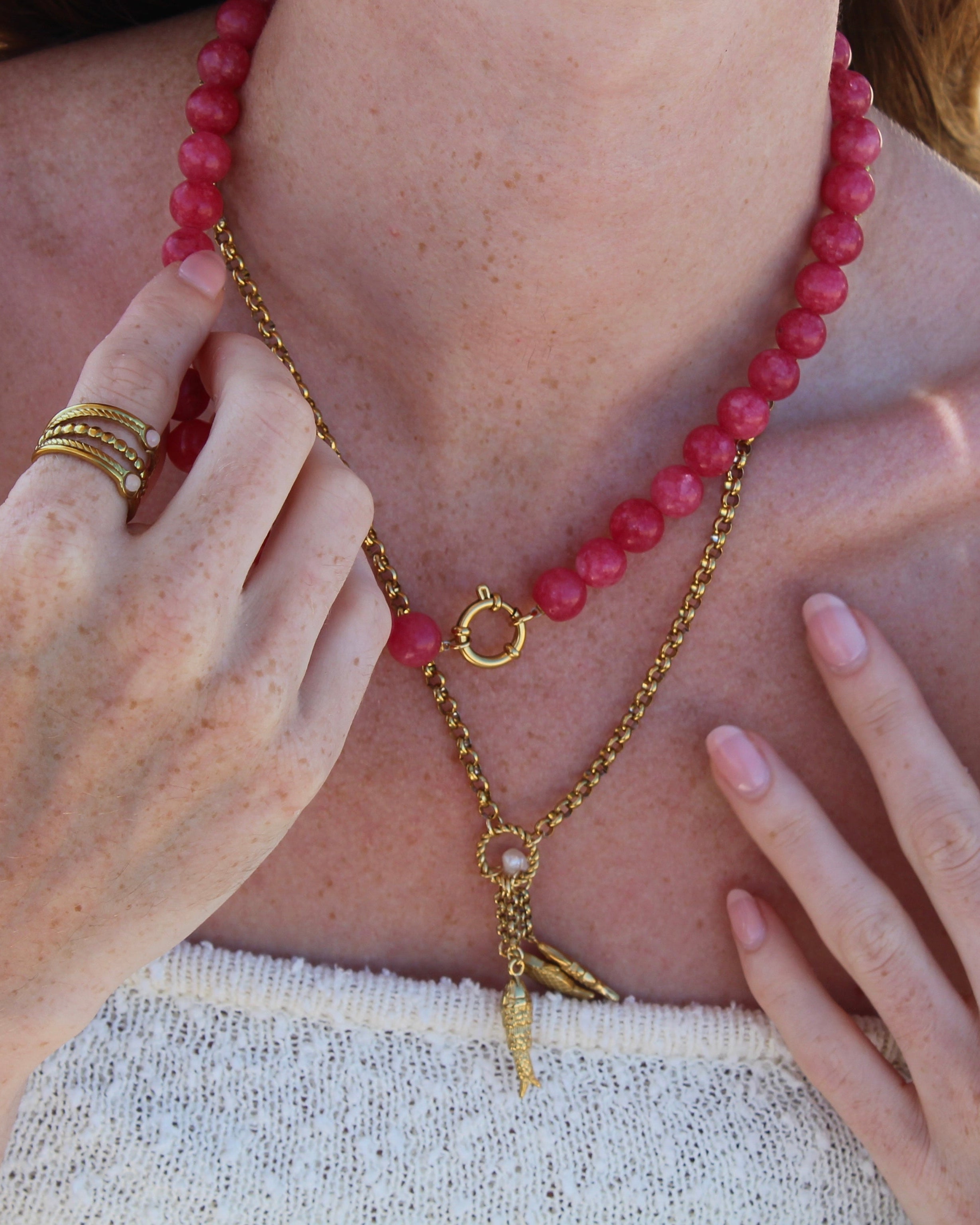 Fish - Necklace - Stainless Steel