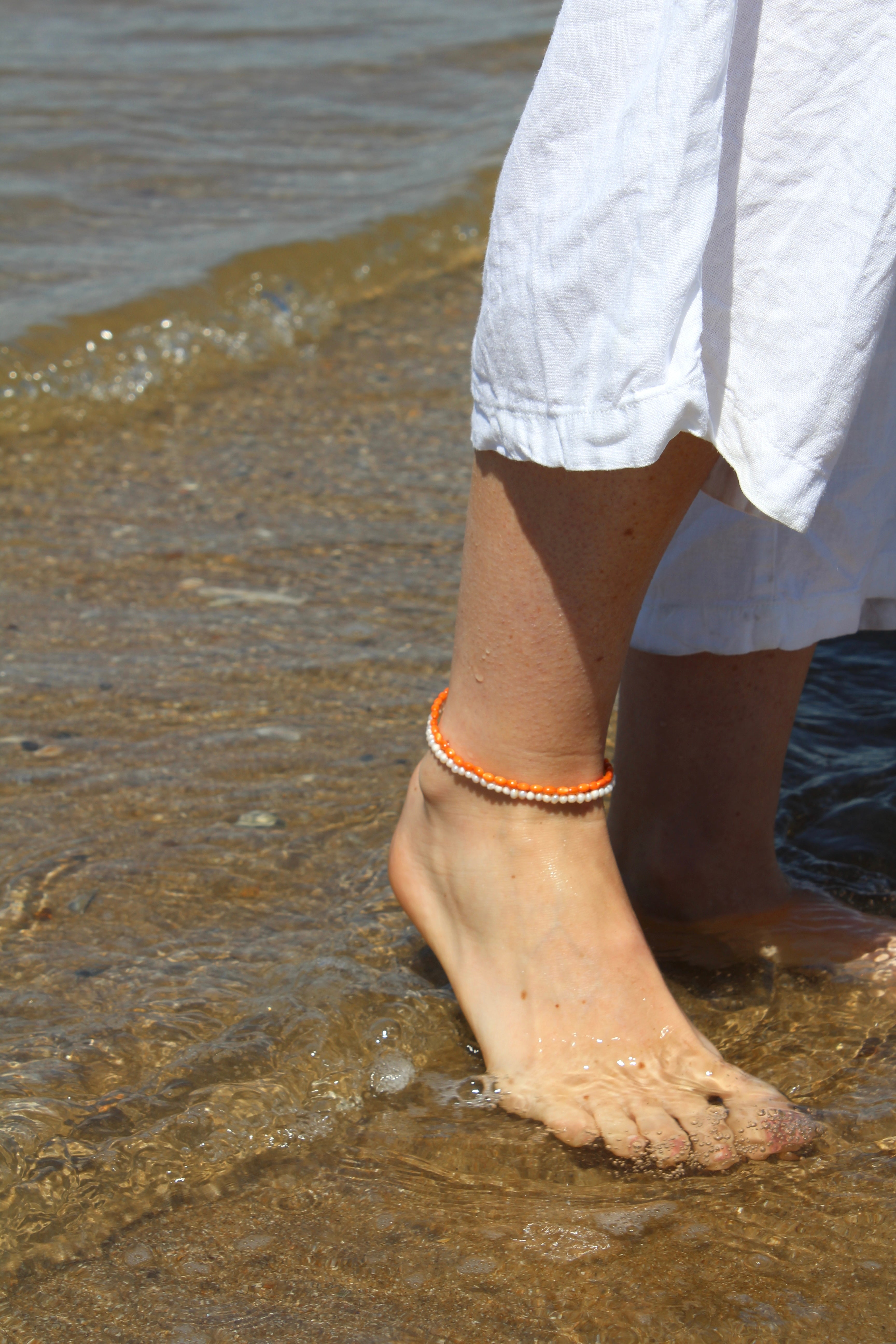 Real Shell - Pulsera tobillera - Acero inoxidable