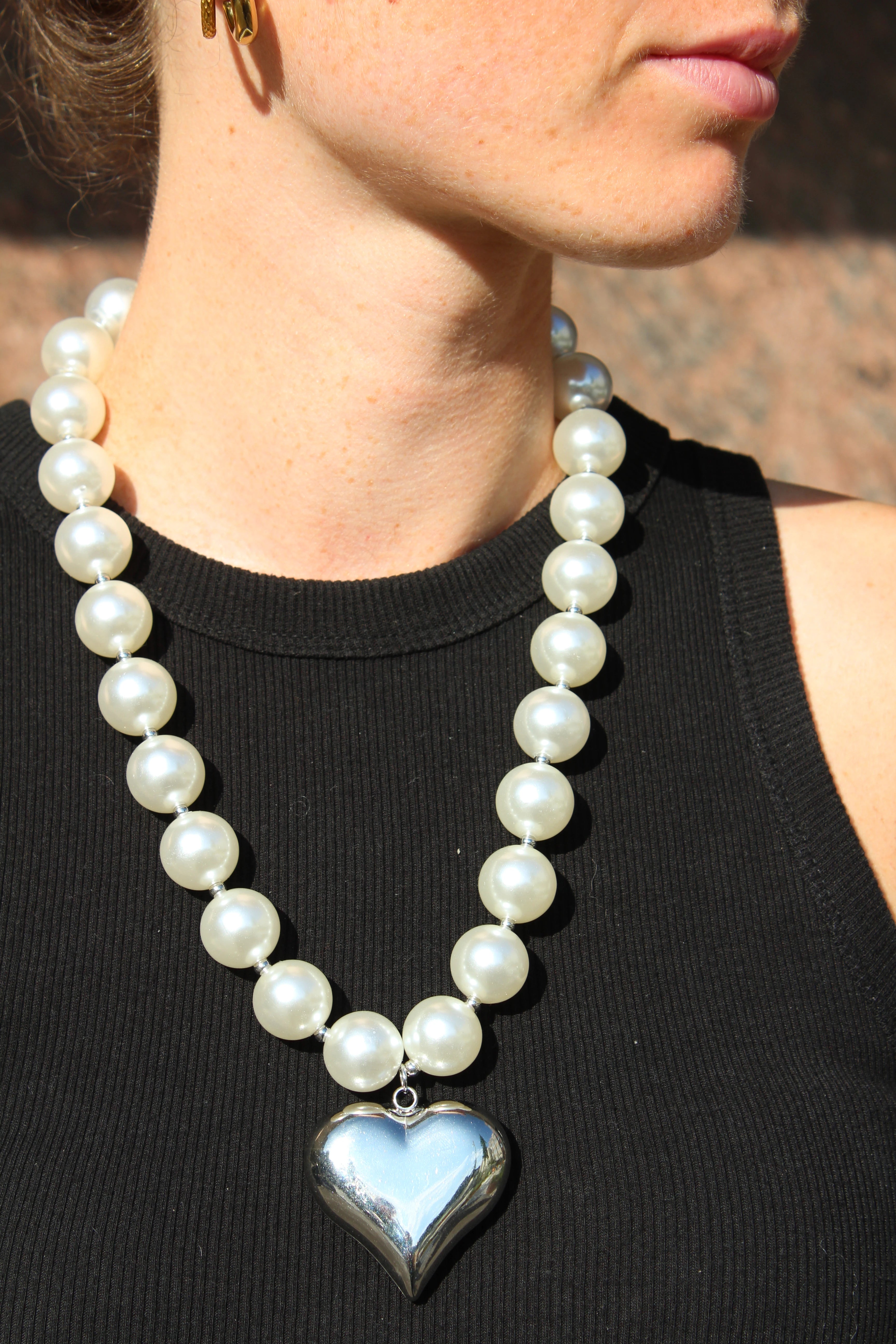 Sweetheart Pearl - Collar - Acero inoxidable