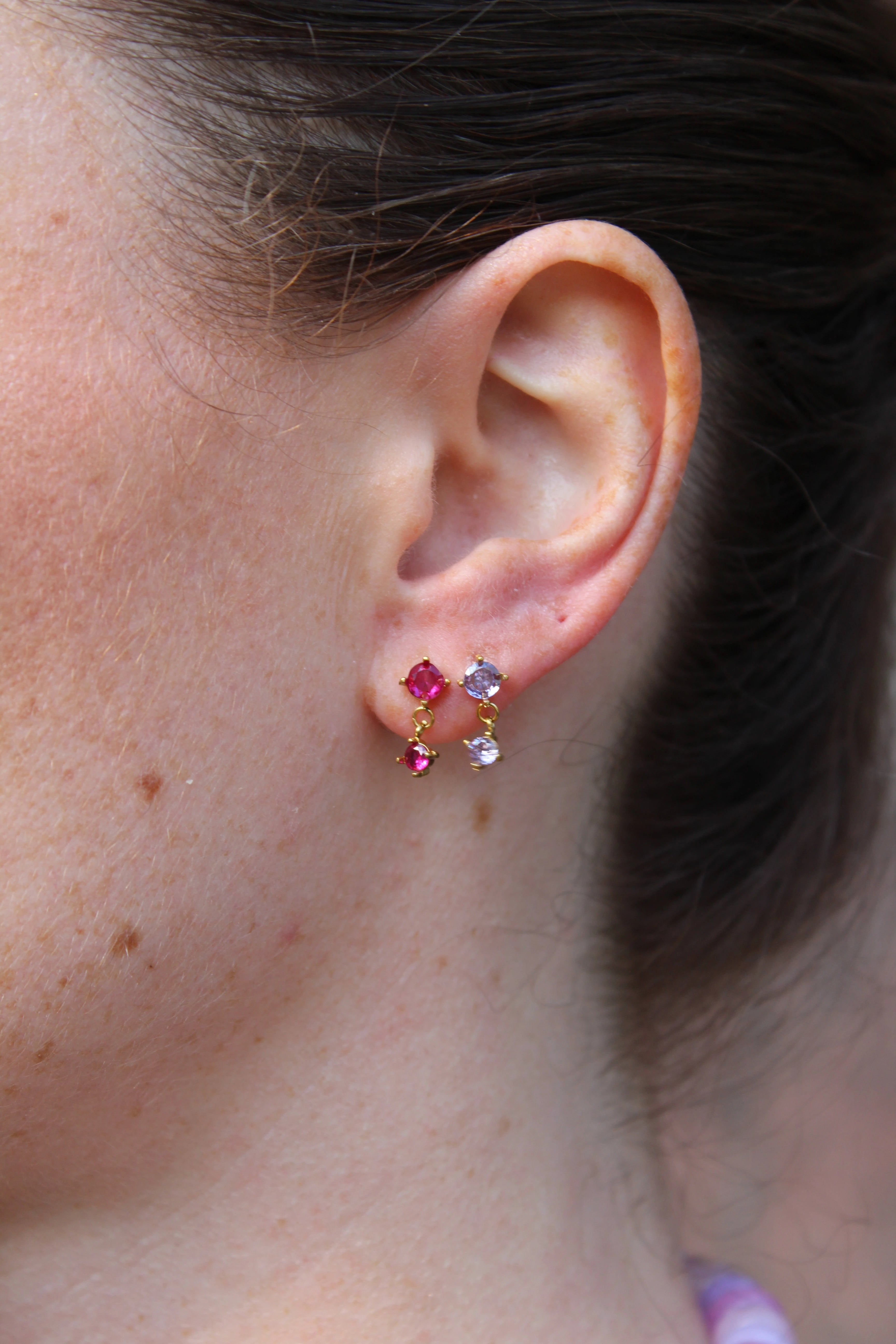 Marlena - Studs – Pendientes – Acero inoxidable