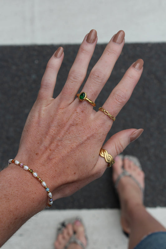 Alia - Anillo - Acero inoxidable