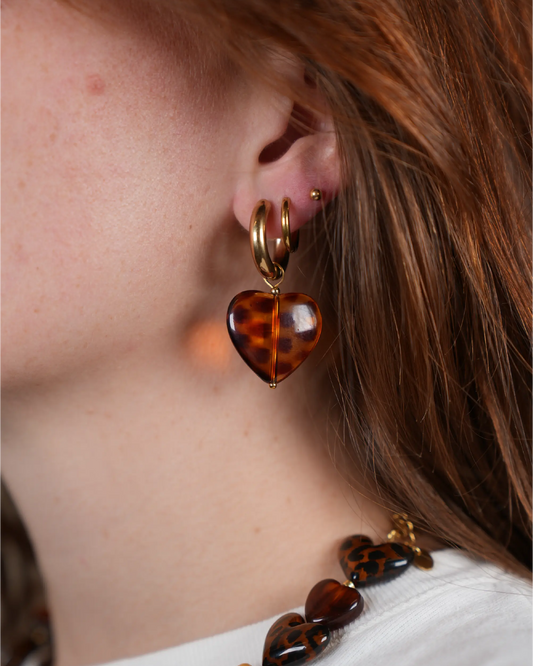 Ambre - Pendientes - Acero inoxidable