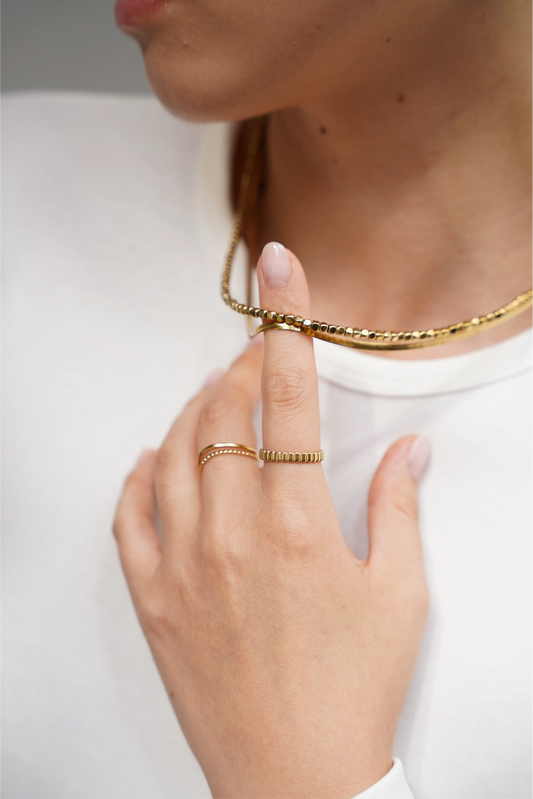 Mirthe - Anillo - Acero inoxidable - Ajustable