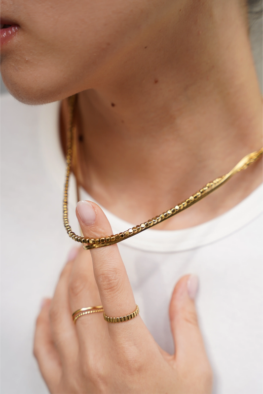 Round Circle - Necklace - Stainless Steel