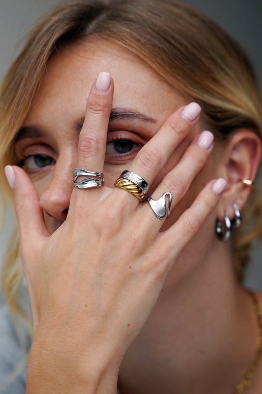 Jeanique - Ring - Stainless Steel