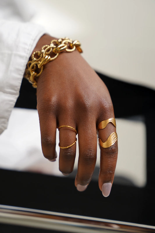 Meja - Ring - Stainless Steel - Adjustable