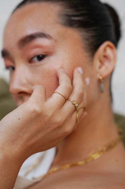 Basic Twist - Anillo - Acero inoxidable - Ajustable