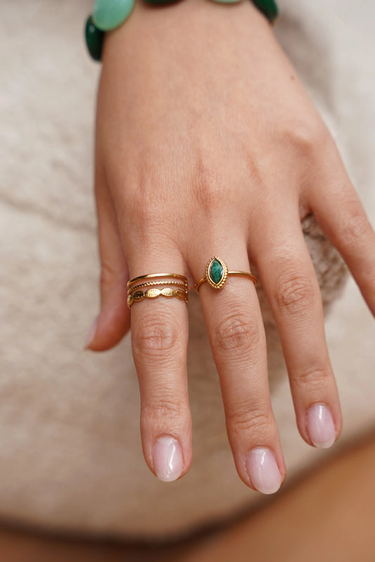 Avelie - Anillo - Acero inoxidable - Ajustable