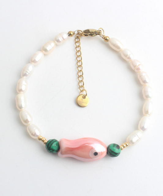 Pez - Pulsera - Acero inoxidable
