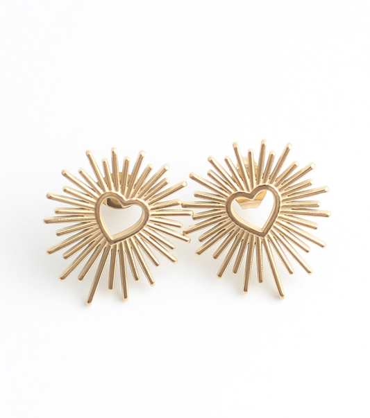 Nykia - Pendientes - Acero inoxidable