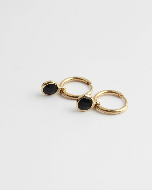 Round Nina - earrings - Stainless Steel