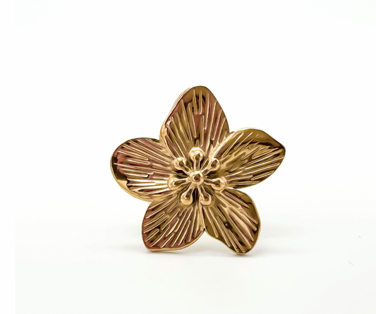 Fleur - Anillo - Ajustable - Acero inoxidable