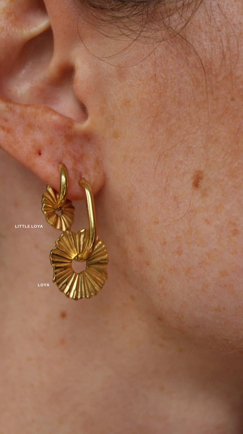 Loya - Pendientes - Acero inoxidable