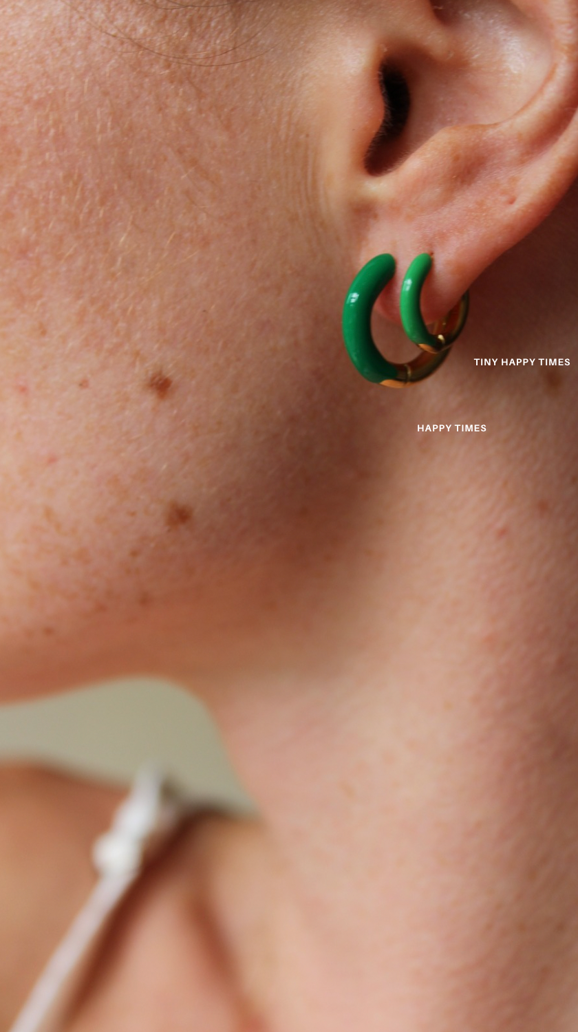 Happy Times - Earrings - Stainless Steel