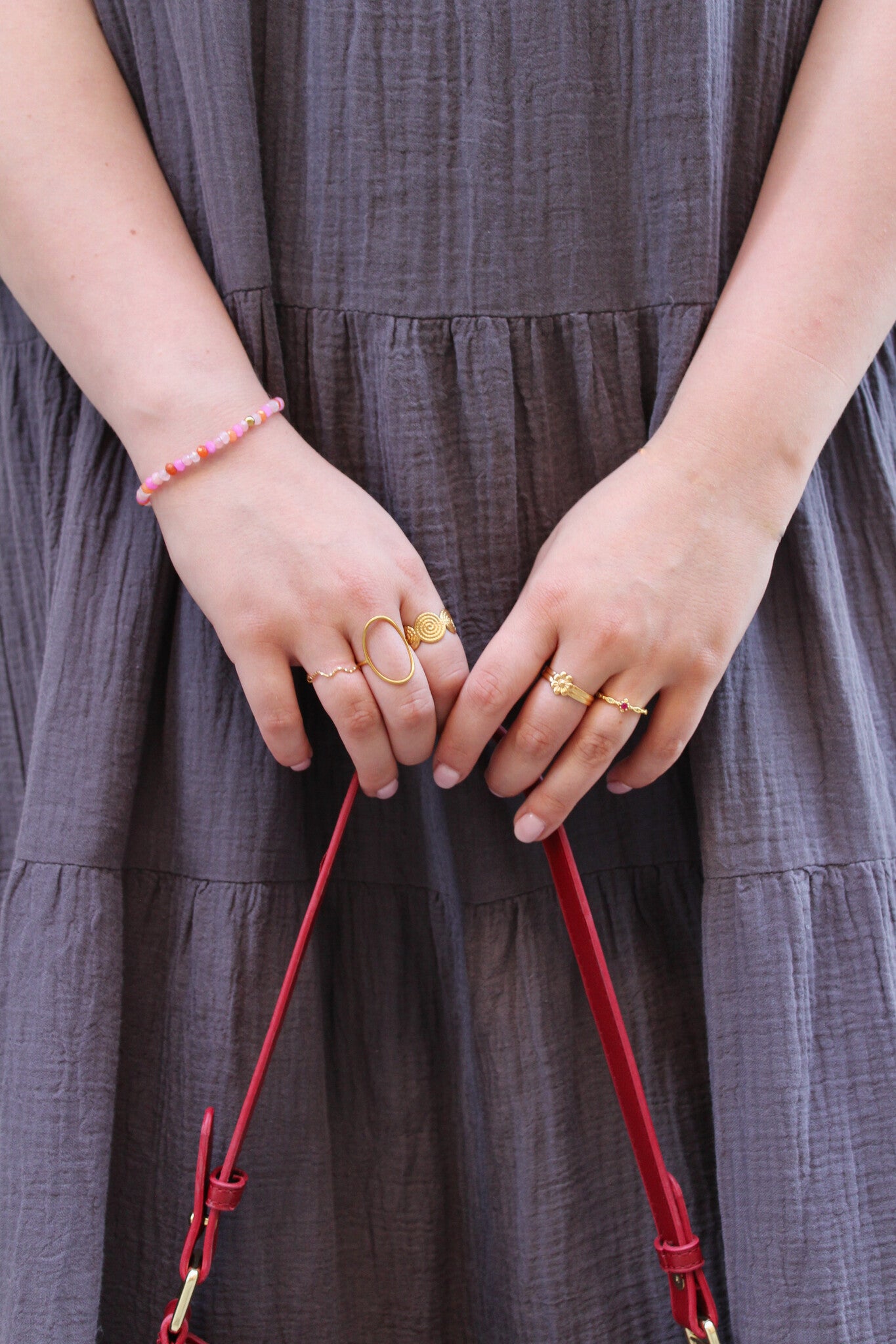Thin Wave - Ring - Stainless Steel - Adjustable