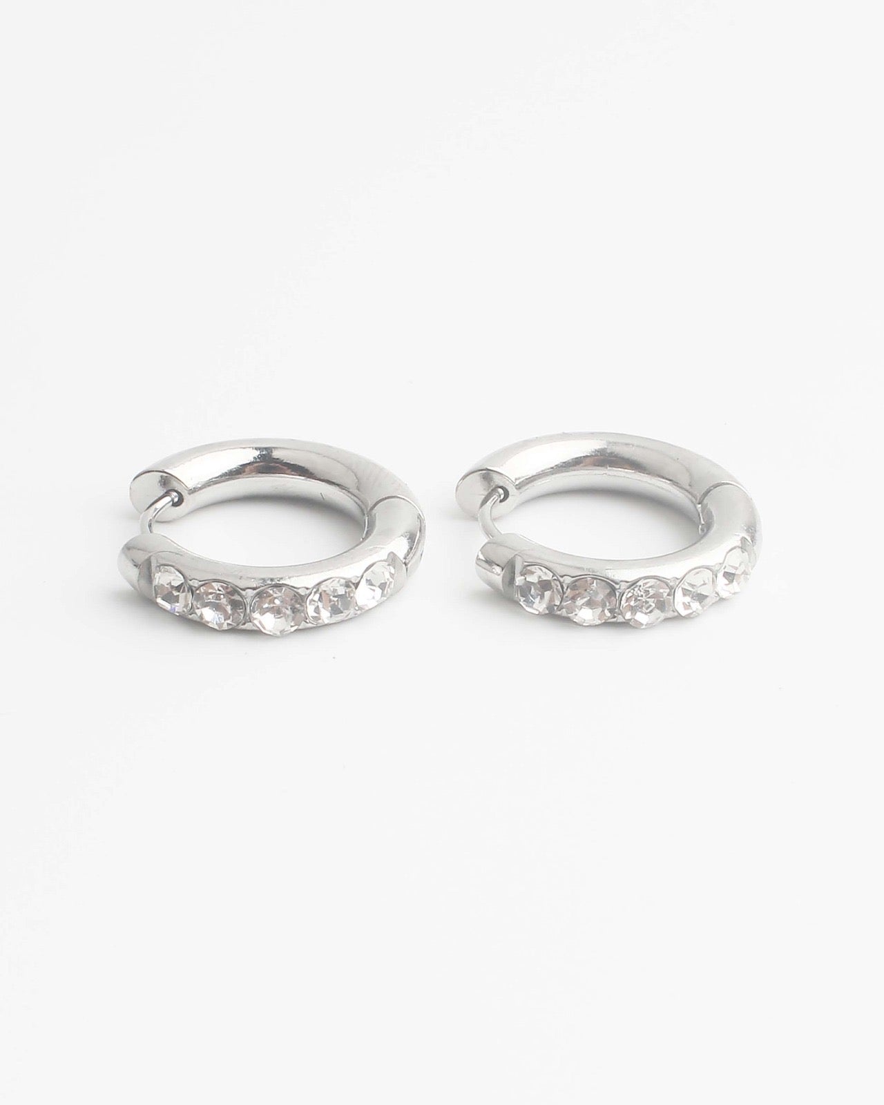 Big Strass Stone - Pendientes - Acero inoxidable