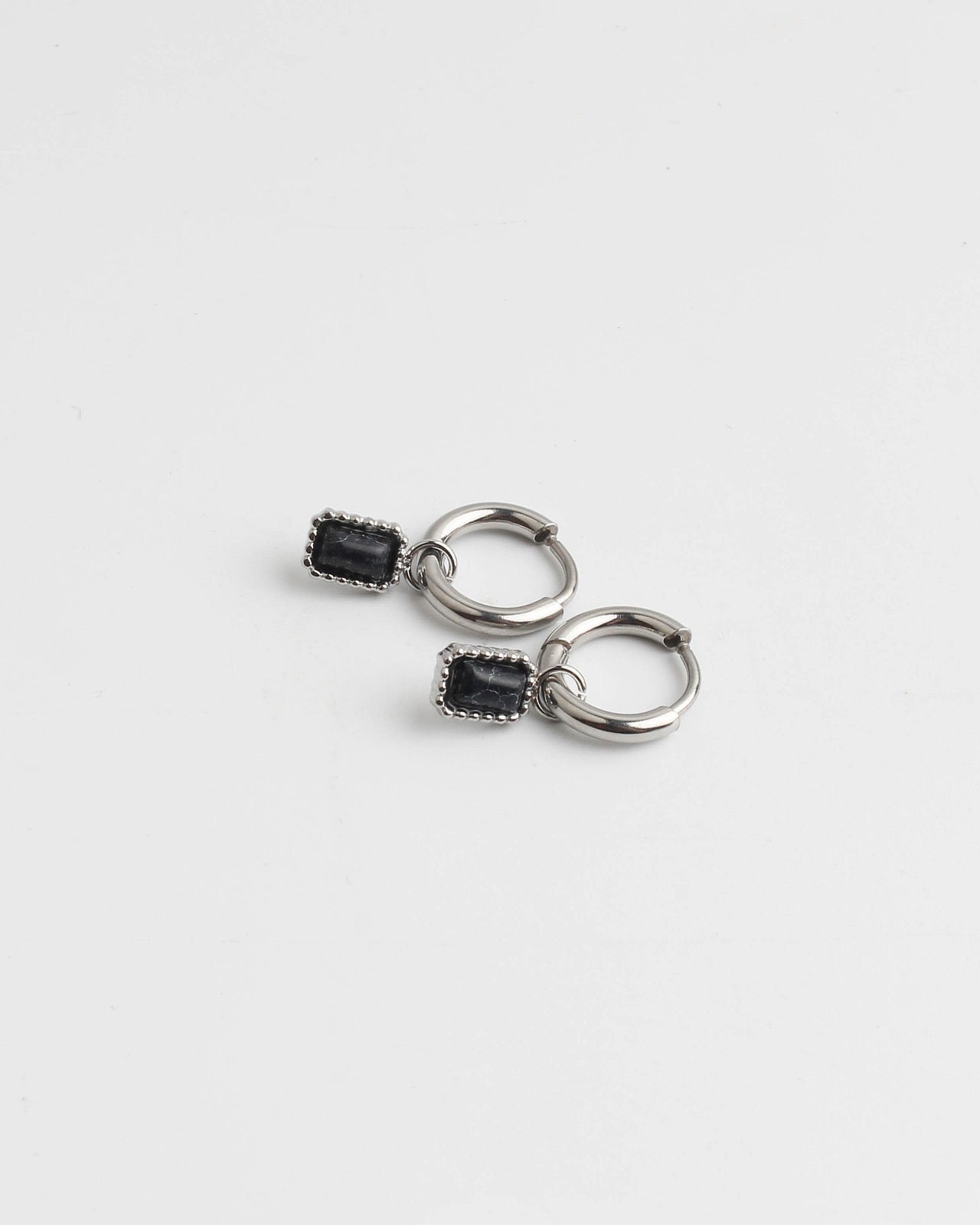 Karma - Pendientes - Piedra natural - Acero inoxidable