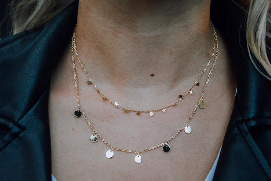 Coins - Necklace - Stainless Steel