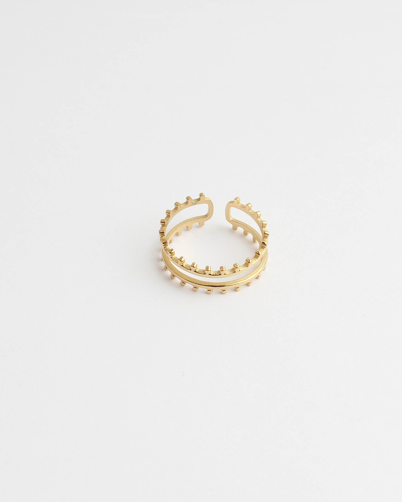 Dunya - Ring - Stainless Steel - Adjustable
