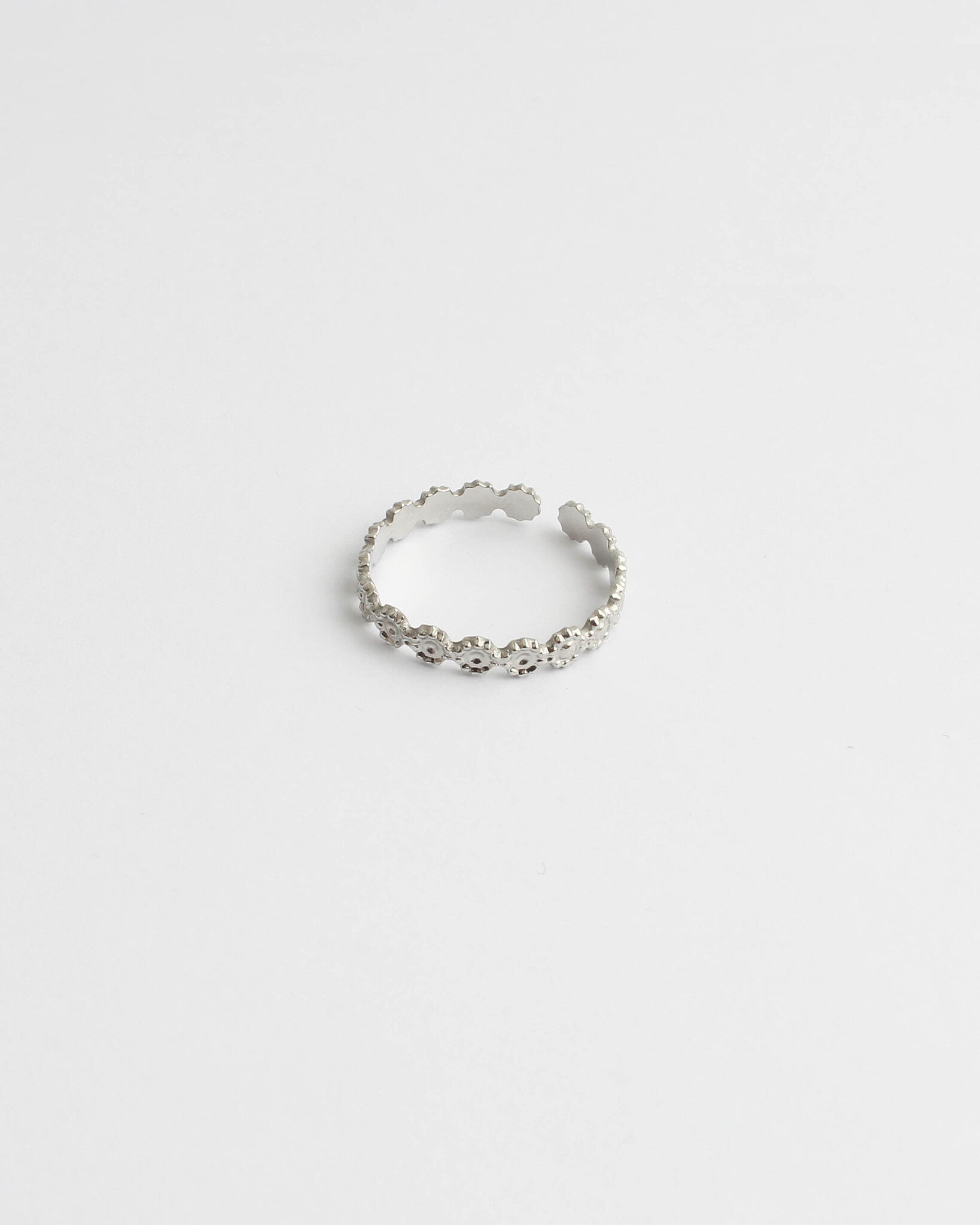 Little Flowers - Ring - Stainless Steel - Adjustable