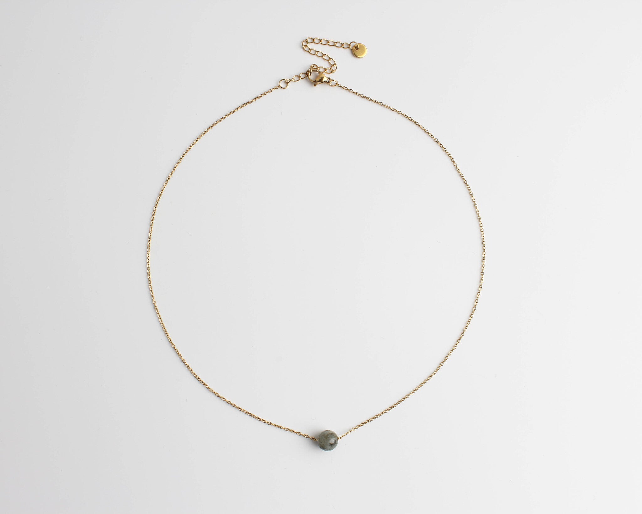 Pierre Damour - Collar - Acero inoxidable - Piedra natural
