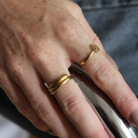 Ell - Ring - Stainless Steel - Adjustable